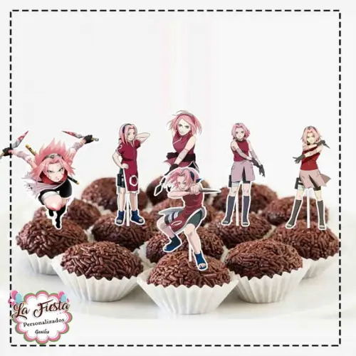 Toppers Para Docinho Sakura