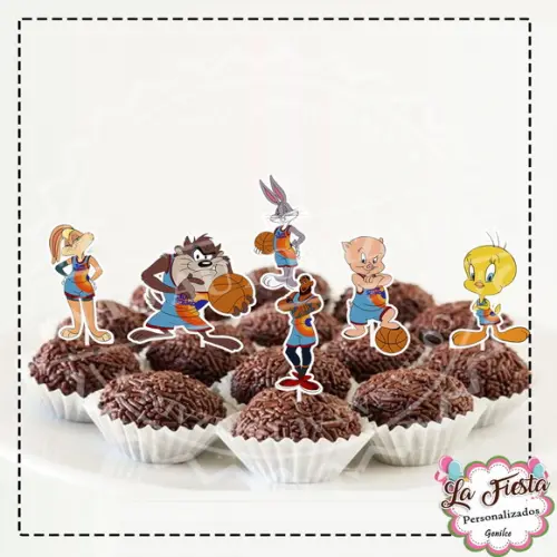 Toppers para Docinho Space Jam