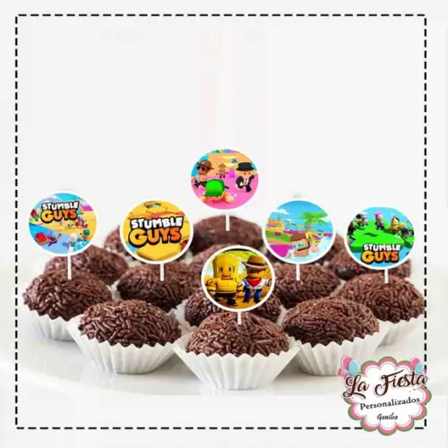 Toppers para docinho Stumble Guys