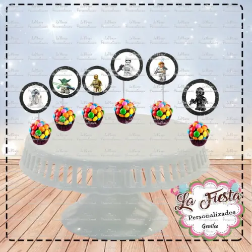 Toppers para docinho Star Wars Lego