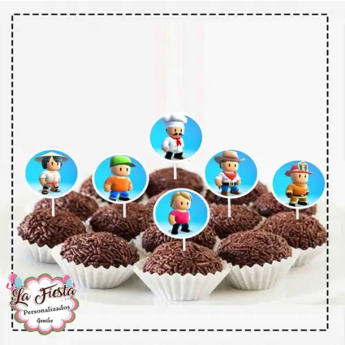 Toppers para Docinho Stumble Guys