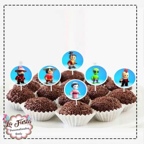 Toppers para Docinho Stumble Guys