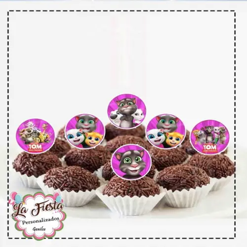 Toppers para Docinho Talking Tom And Friends
