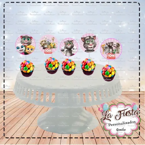 Toppers para docinho Talking Tom and Friends