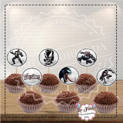 Toppers para Docinho Venom