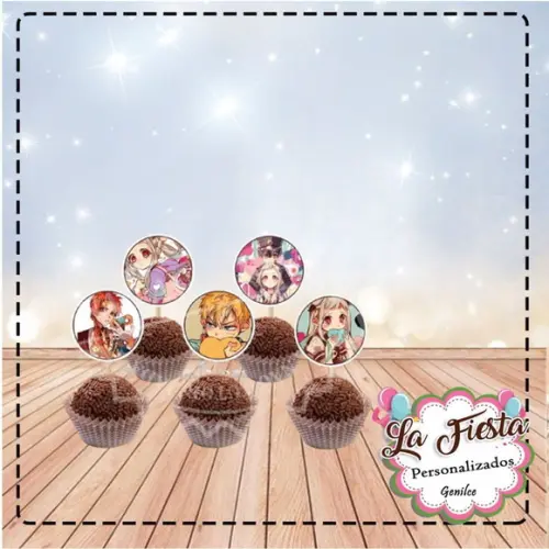 Toppers para Docinhos Toilet-bound Hanako-kun