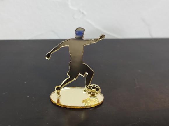 Recorte em Acrílico Jogador de Futebol - Kit 40 Unidades