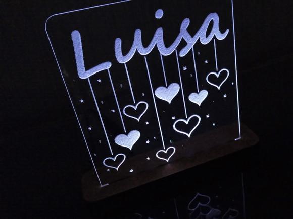 Luminária de Acrílico Led Personalizada - Kit