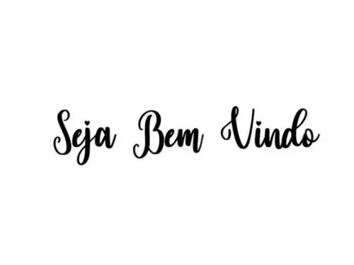 Seja Bem-vindo em Acrílico 80cm