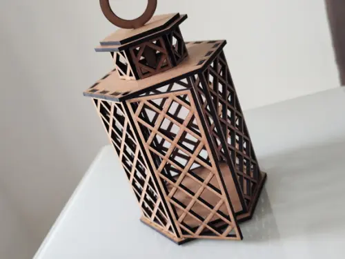 Lanterna Marroquina em mdf 20 cm