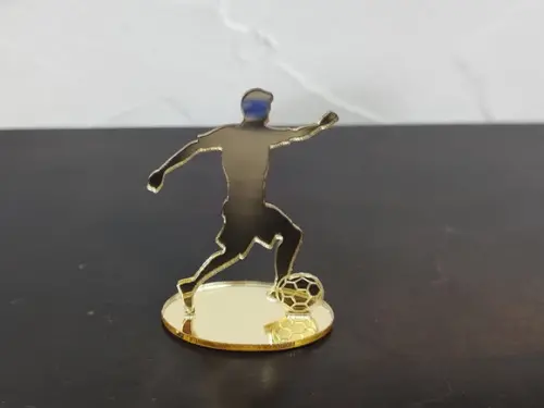 Recorte em Acrílico Jogador de Futebol - Kit 40 Unidades
