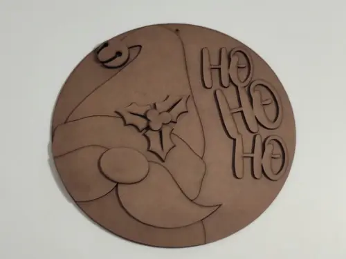 Enfeite de Porta Natal em mdf