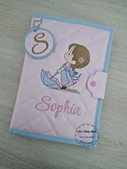 Capa caderneta de vacinas em sintético ( impermeável)