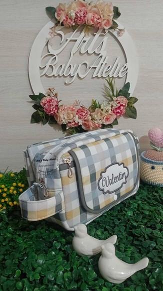 Necessaire Porta Fraldas com Trocador Removível