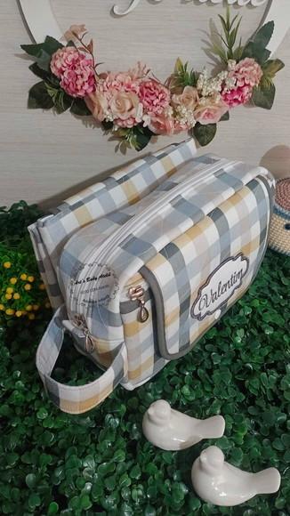 Necessaire Porta Fraldas com Trocador Removível