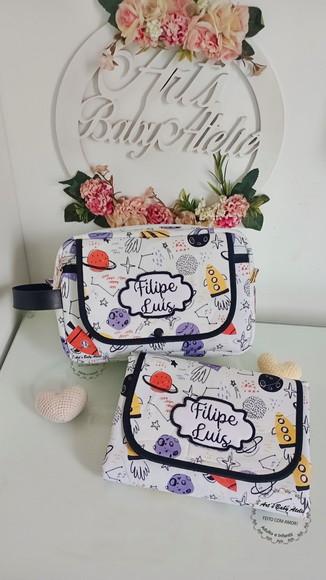 Necessaire Porta Fraldas com Trocador Removível
