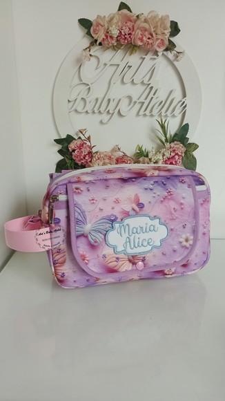 Necessaire Porta Fraldas com Trocador Removível