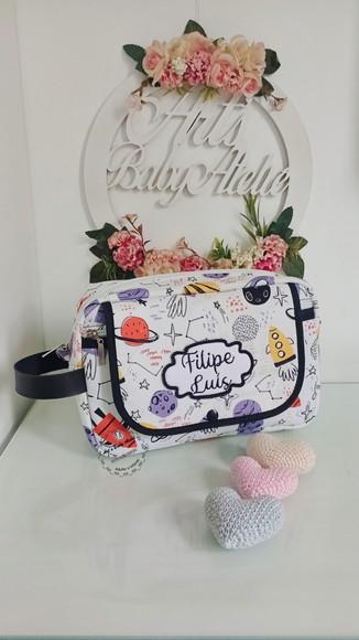 Necessaire Porta Fraldas com Trocador Removível