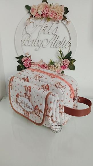 Necessaire Porta Fraldas com Trocador Removível