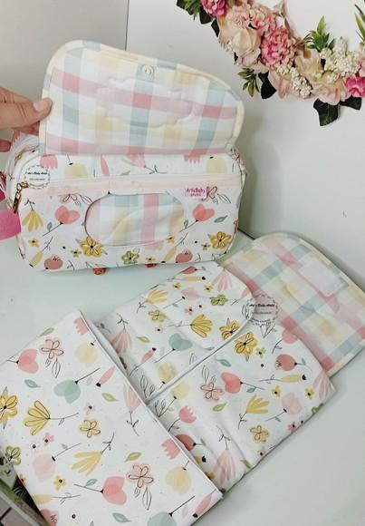 Necessaire Porta Fraldas com Trocador Removível