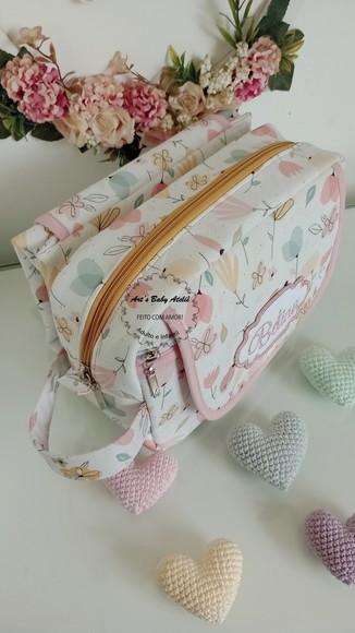 Necessaire Porta Fraldas com Trocador Removível
