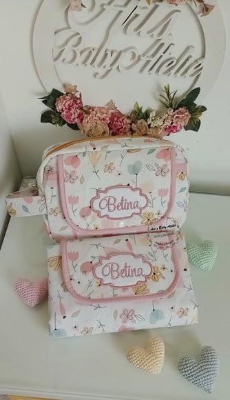 Necessaire Porta Fraldas com Trocador Removível