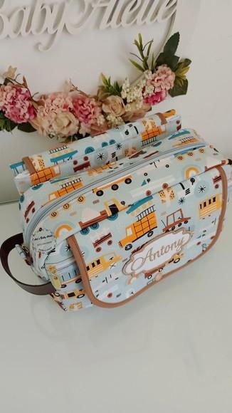 Necessaire Porta Fraldas com Trocador Removível