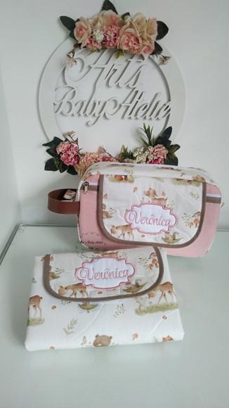 Necessaire Porta Fraldas com Trocador Removível