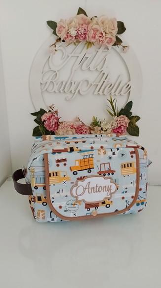 Necessaire Porta Fraldas com Trocador Removível