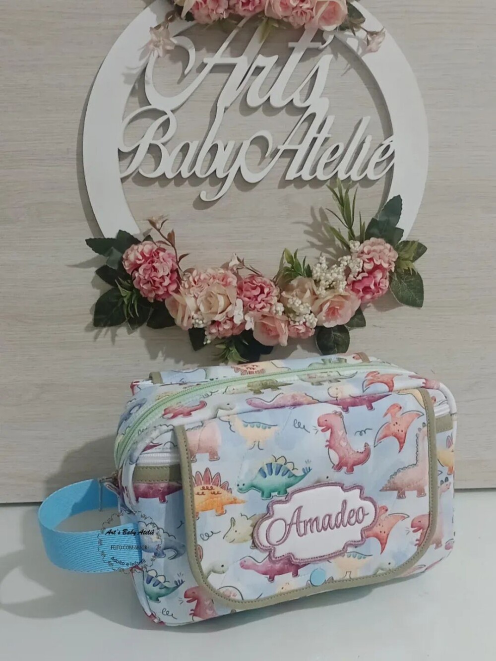 Necessaire Porta Fraldas com Trocador Removível