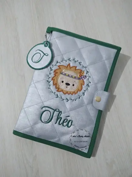 Capa caderneta de vacinas em sintético ( impermeável)