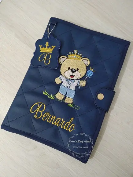 Capa caderneta de vacinas no sintético (impermeável)