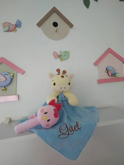 Naninha Girafa+ Chocalho Girafa (ler Descrição)
