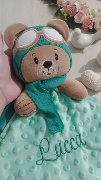 Naninha Urso Aviador (ler Descrição)