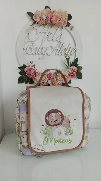 Necessaire Amora com Desenho (creche,viagem,maternidade..)