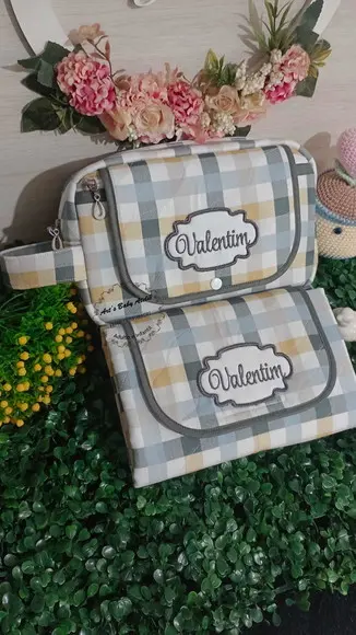 Necessaire Porta Fraldas com Trocador Removível