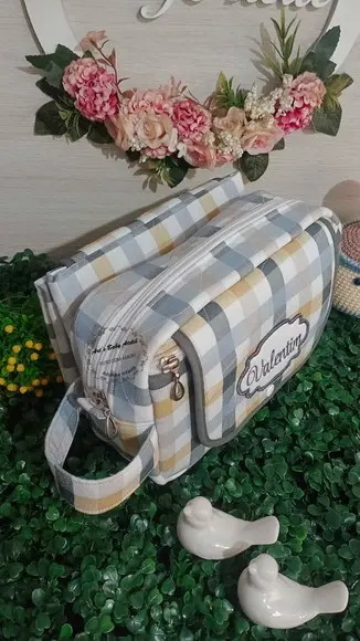 Necessaire Porta Fraldas com Trocador Removível
