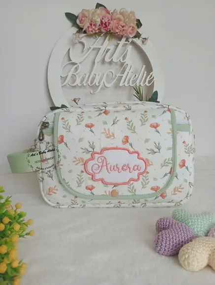 Necessaire Porta Fraldas com Trocador Removível