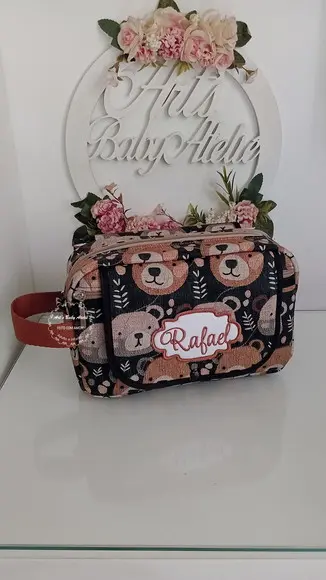 Necessaire Porta Fraldas com Trocador Removível