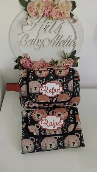 Necessaire Porta Fraldas com Trocador Removível