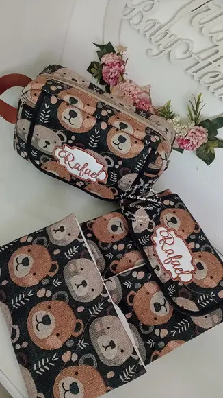 Necessaire Porta Fraldas com Trocador Removível