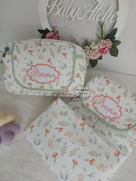 Necessaire Porta Fraldas com Trocador Removível
