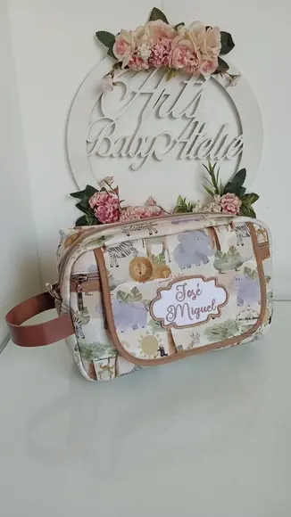 Necessaire Porta Fraldas com Trocador Removível