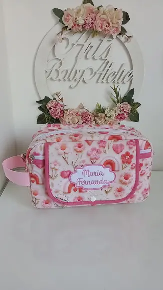 Necessaire Porta Fraldas com Trocador Removível