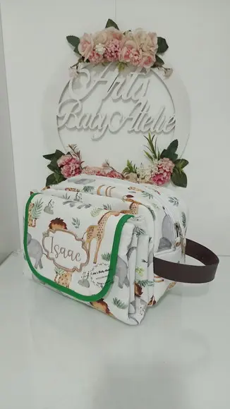 Necessaire Porta Fraldas com Trocador Removível
