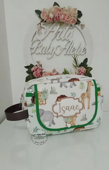 Necessaire Porta Fraldas com Trocador Removível