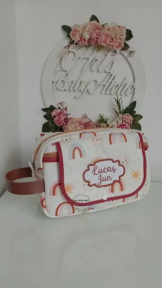 Necessaire Porta Fraldas com Trocador Removível