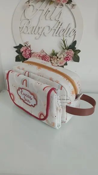 Necessaire Porta Fraldas com Trocador Removível