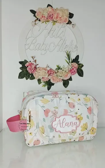 Necessaire Porta Fraldas com Trocador Removível