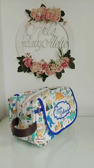 Necessaire Porta Fraldas com Trocador Removível